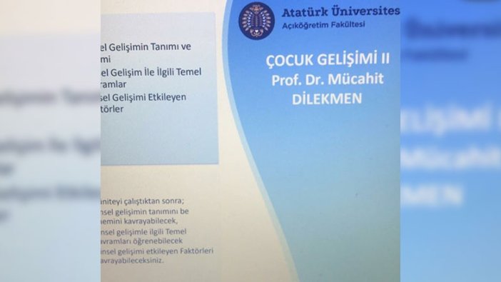 Atatürk Üniversitesi'nden çok konuşulacak skandal: Ders notlarında kan donduran ifadeler