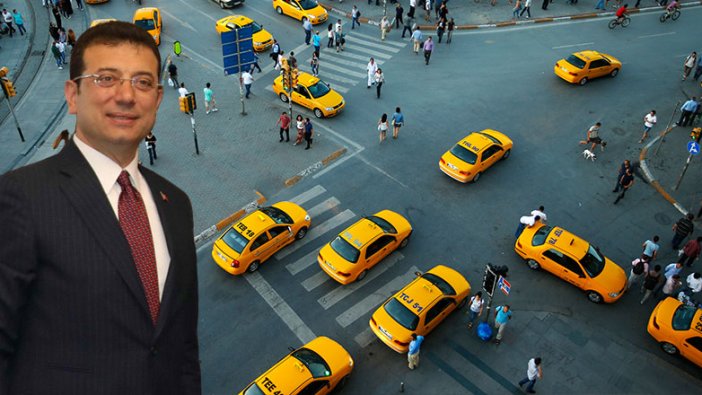 Taksicilerden İBB Başkanı Ekrem İmamoğlu'na tehdit