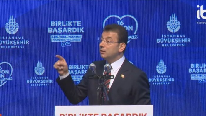 İBB Başkanı İmamoğlu 16 milyon İstanbulluya 1 yılın hesabını verdi