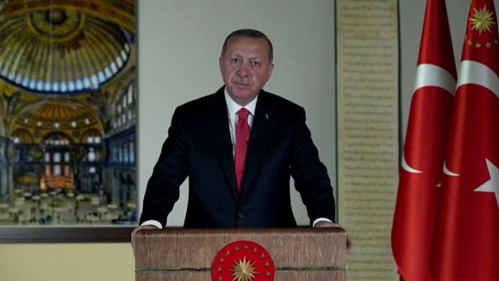 Cumhurbaşkanı Erdoğan açıkladı: Ayasofya'da ilk namaz ne zaman kılınacak?