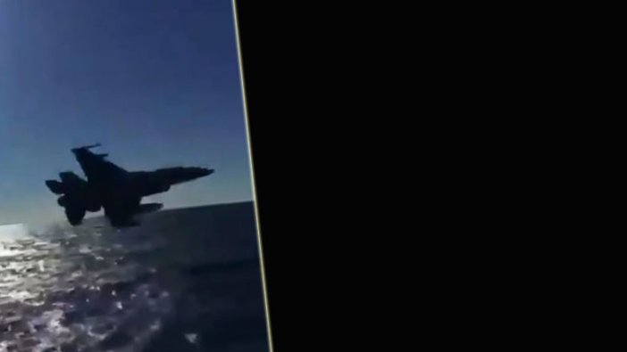 Doğu Akdeniz'de Türk F-16'ları şov yaptı: 