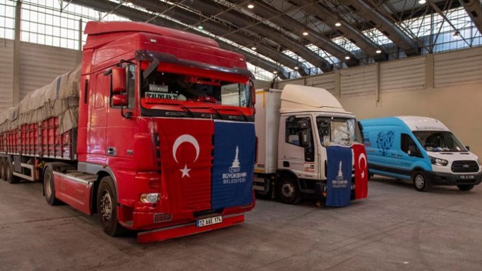 İzmir Büyükşehir Belediyesi Giresun'a yardım eli uzattı